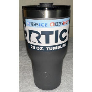 RTIC 20 oz Tumbler Hot Cold Double Wall Vacuum Insulated 20oz Dark Gray New
